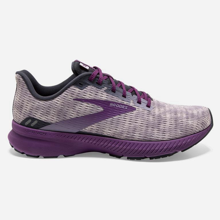 Brooks Women's Launch 8 Light Cushion Road Running Shoes Singapore - Iris/Ombre/Violet/Purple (97824